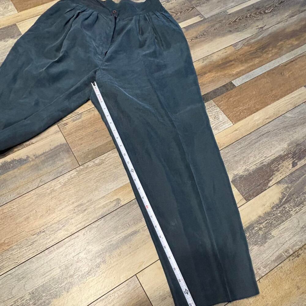 Silk Womens vintage trousers|  Diana Gilman Baggy Pants - Picture 5 of 7